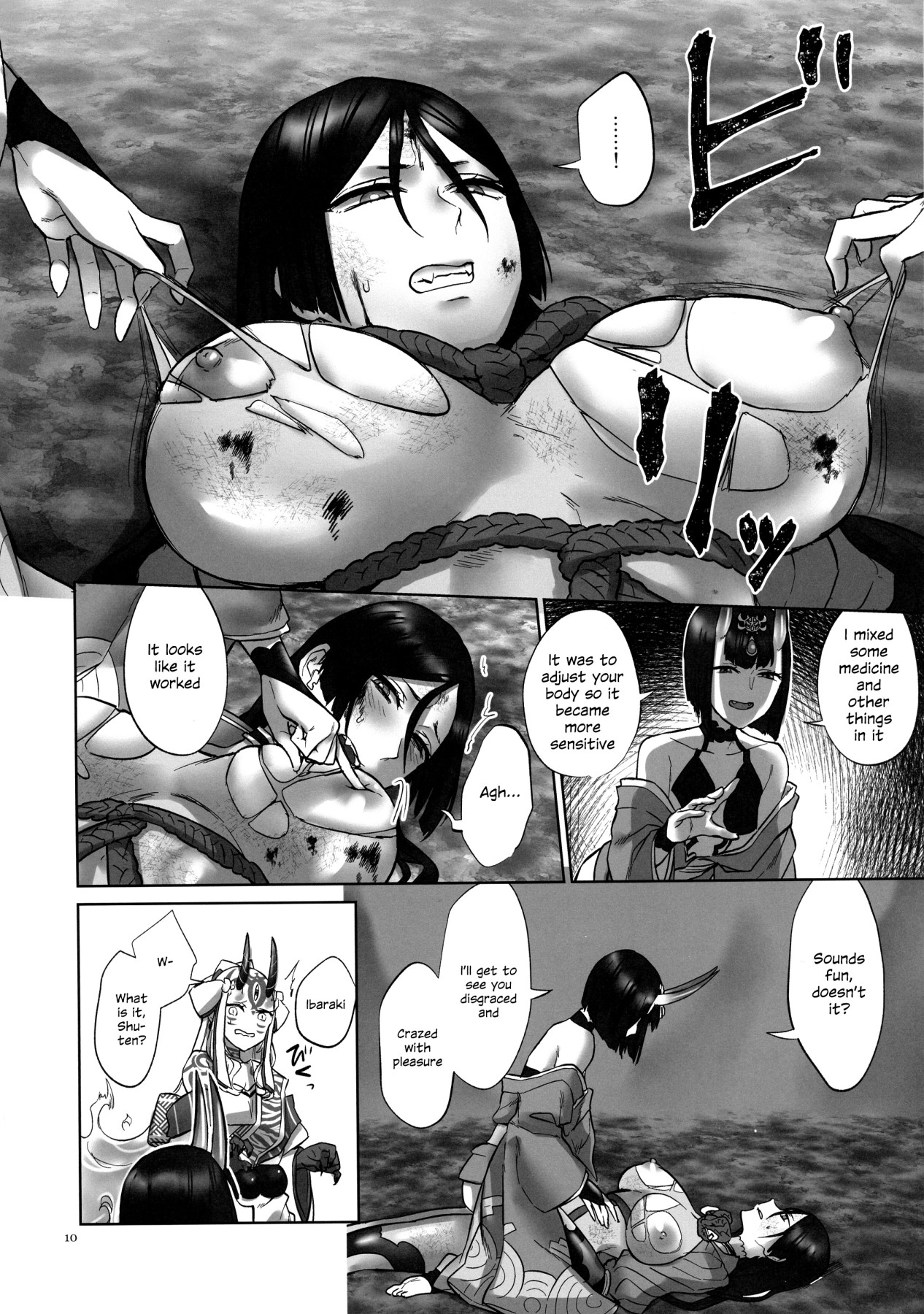 Hentai Manga Comic-Fighting Oni On Their Island-Read-8